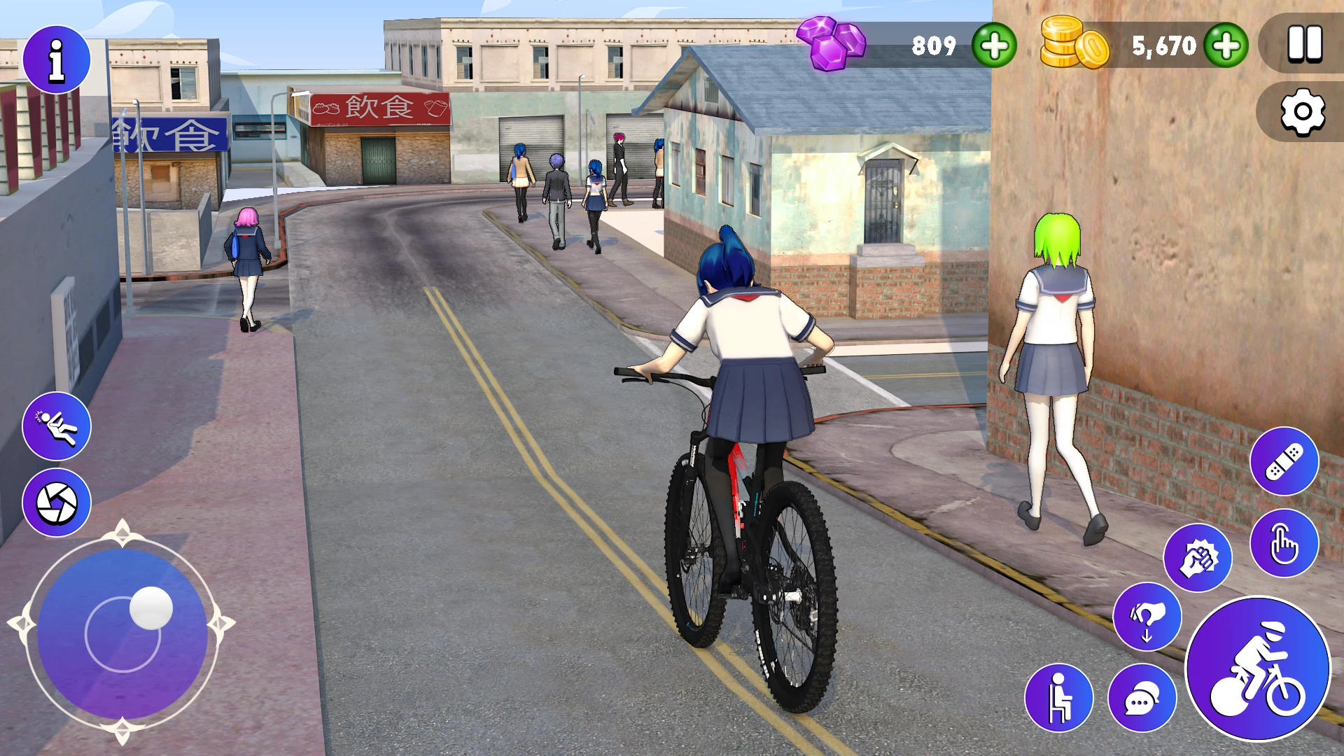 High School Love Sim Life Game screenshot